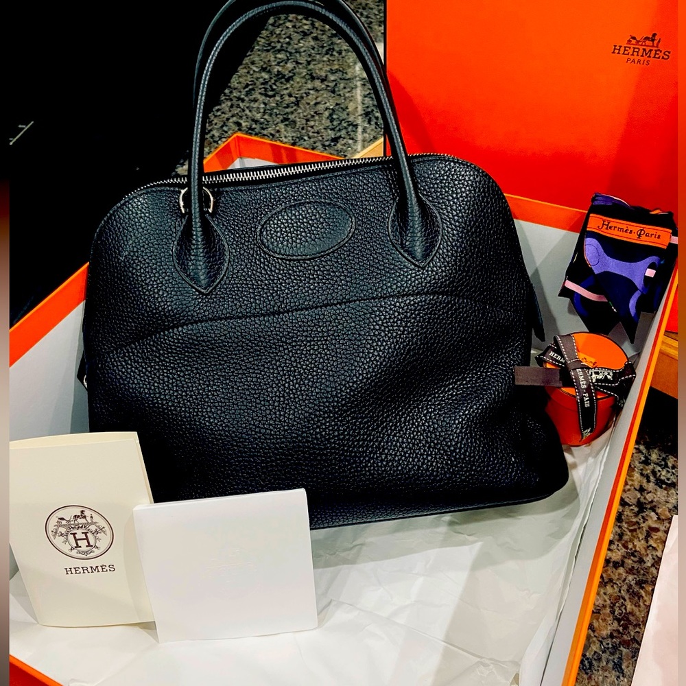 HERMES BOLIDE black bag Never used- receipt proof / box / bag.